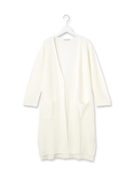 ◆ミラノリブロングニットカーディガン/ホワイト系(002)