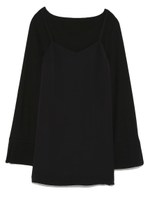 キャミソールセットワンピース/BLK