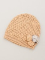 ファーモチーフ付きワッチ/オレンジ