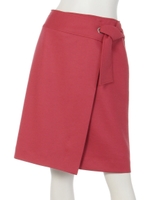 ラップスクエアスカート/濃ピンク