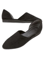 セパレートポインテッドトゥパンプス/スウェード/ベージュ