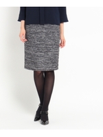 ファンシーツイードスカート/ネイビー(493)