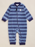 ラビ・ワォ オリジナルベロアボーダー カバーオール/ネイビー