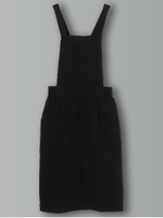 チェックジャンパースカート/ブラック