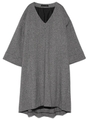 ツイードサックワンピース/GRY