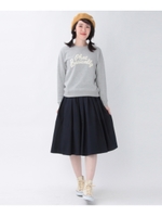 ◆コットンタイプライタースカート/カーキ(127)