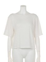 BACKリボンTOPS/WH
