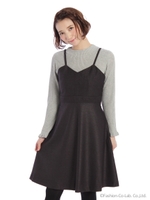 ハイネックキャミOP set 3/チャコール