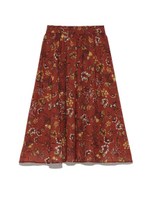 花柄フレアスカート/BRW