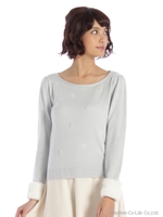 セットアップニット袖ファーP/O/オフ