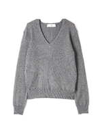 ワイドリブセットアップニット/グレー(020)