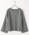 ヘリボーンストライプブラウス