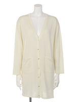 【Aunt Marie's】スカシロングカーデ/NAT