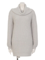 パフSLVオフタートルknit OP/L/GRY