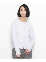 フェザーヤーンニットカーディガン/ライトグリーン(021)