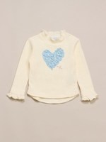 ローゲージ接結Tシャツ/ピンク