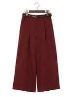 ベルト付サイドスリットTR/スカンツ/テラコッタ