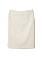 ツィードタイトスカート/ホワイト(030)