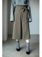 【AZUL by moussy】リボンミディ丈スカート/KHA