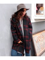 【anap mimpi】チェックショートチェスターコート/CAM