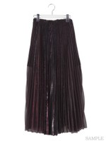 オーロラプリーツスカート/ピンク