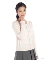 デイジーフラワー刺しゅうC/D/グレー