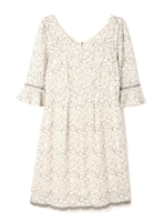 LINE-FLORAL LACE/グレー(020)