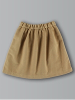 シャギースカート/ベージュ