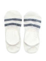 【AZUL by moussy】ステップインソックスボーダー/T.GRY