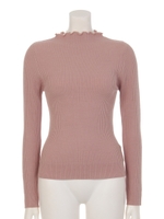 メロウフリルニット/ピンク