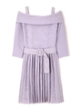 OFF SHOUL PLEATED/ピンク(090)