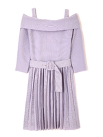OFF SHOUL PLEATED/ピンク(090)