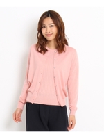 【HAPPY PRICE】ワイドリブ無地インナーツインニット/イエロー系(030)