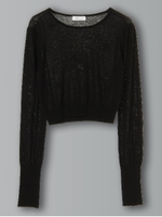 スタービーズニットプルオーバー/オフホワイト