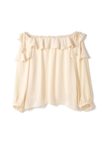 RUFFLE AROUND DOUBLE/ホワイト(030)