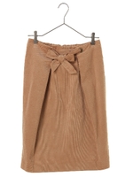 ・コーデュロイスカート/キャメル