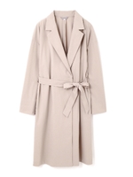 [狩野恵里さん着用]《Purpose》ハイコンパクトトリコット　コート/ベージュ(040)