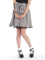 ウエストリボンギンガムSK/ピンク