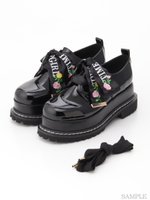 エンブロイダリー２ホール/ブラック