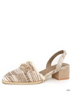 バックストラップビットシューズ/BLACK