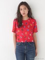 SWINGING PUFF TOPS/RED