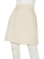 春ツイードタックフレアスカート/オフホワイト