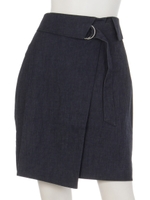 【Auntie Rosa】デニムラップスカート/BLU