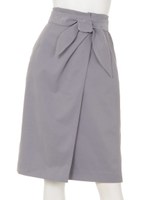 ウエストマークロングタイトスカート/ピンク