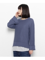 タンクセットニットプルオーバー/ライトブルー(091)