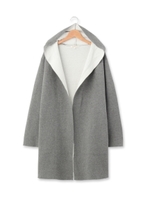 Wフェイストッパーカーディガン/グレー(012)