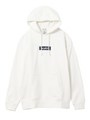 EMBROIDERD BOX LOGO SWEAT HOODIE/アッシュ