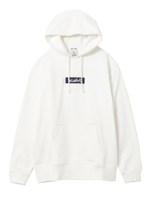EMBROIDERD BOX LOGO SWEAT HOODIE/アッシュ