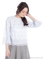 チュールレースカーディガン/オフホワイト