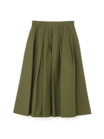 ランダムタックミモレスカート/ベージュ(040)